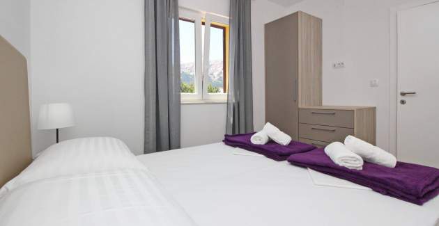 Šarmantan apartman Sunshine br.3 – s balkonom, 300 m od plaže