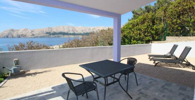Studio-Apartment Lavanda Nr. 5 – am Meer, mit Meerblick