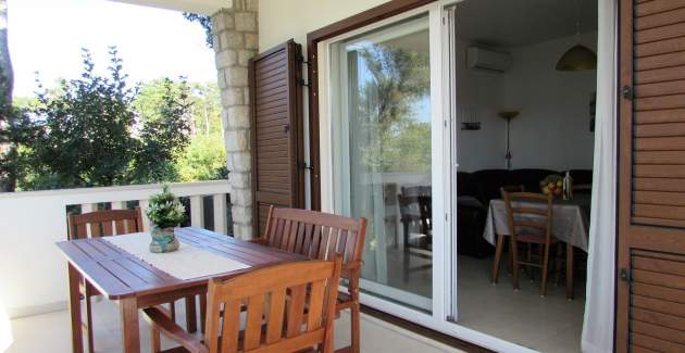 Apartment Zeljka – 15 m vom Meer, Meerblick