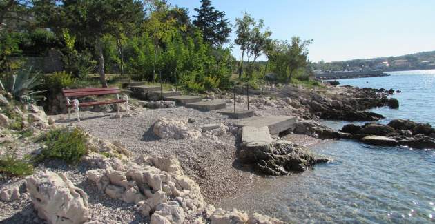 Apartment Zeljka – 15 m vom Meer, Meerblick