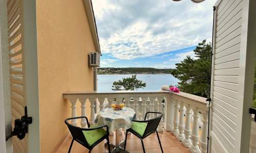 Apartment Tiha Lili 4 – 10 m vom Strand, Meerblick