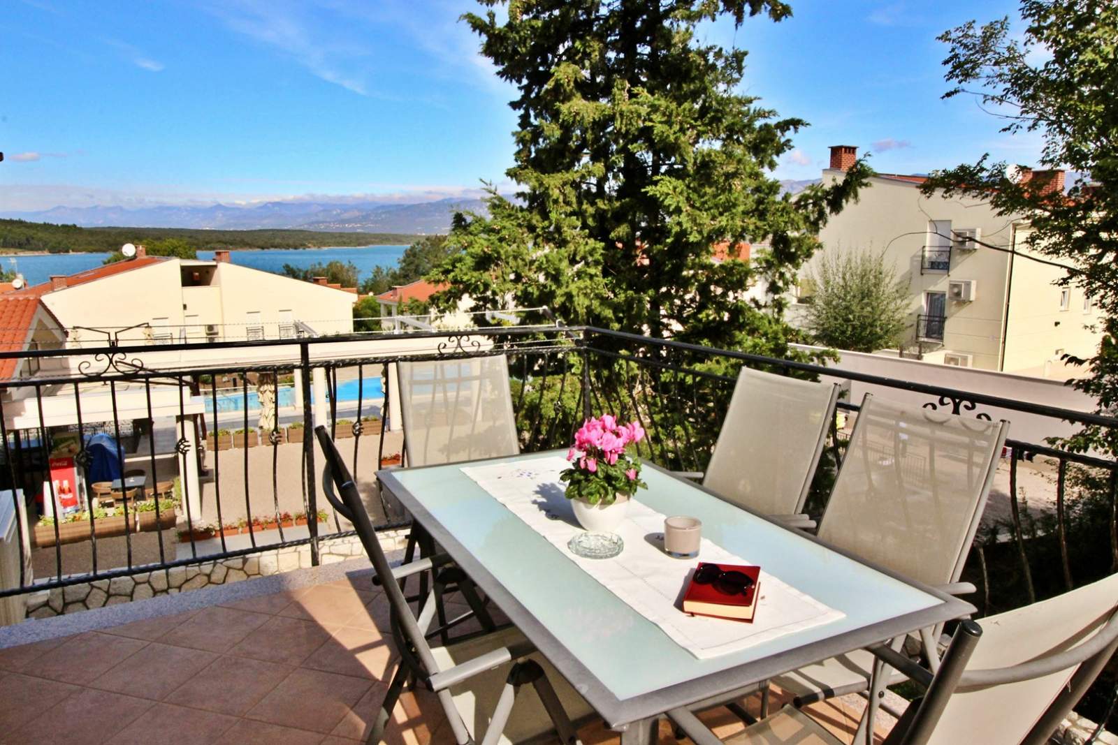 Apartment Ivanka A6 – Balkon und Meerblick