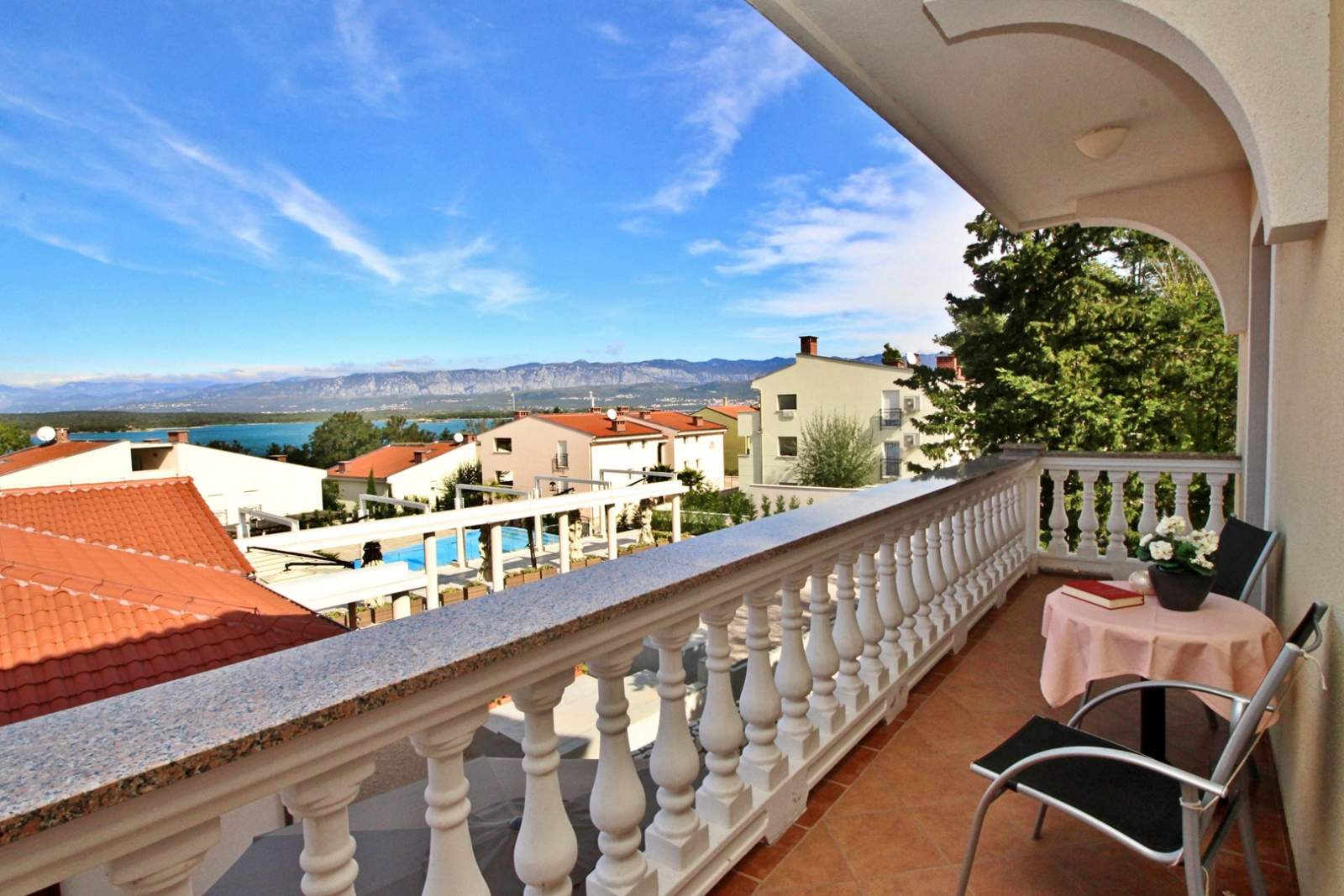 Apartment Ivanka A6 – Balkon und Meerblick