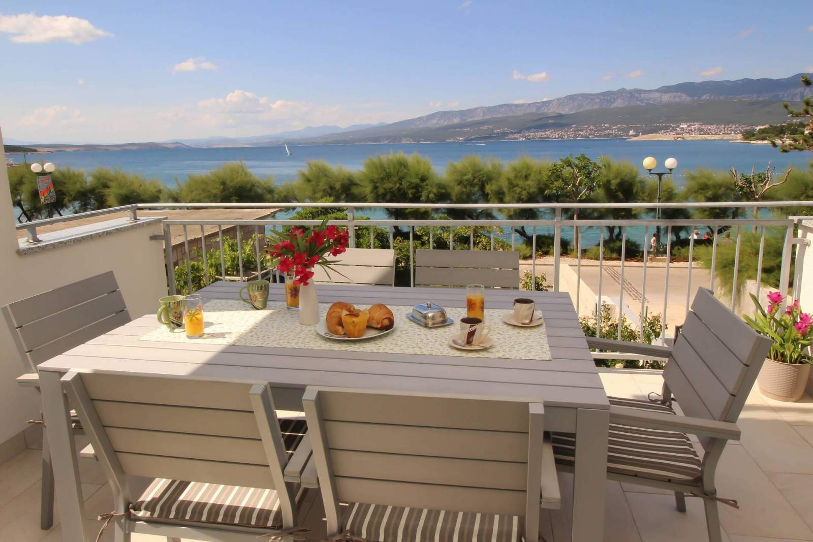 Apartment Kristijan – am Meer, Meerblick