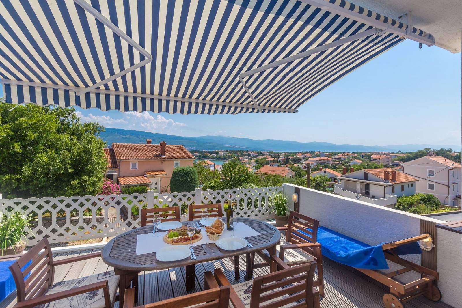 Apartment Presker – Meerblick und Balkon