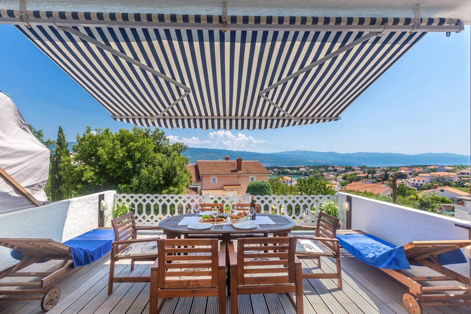 Apartment Presker – Meerblick und Balkon