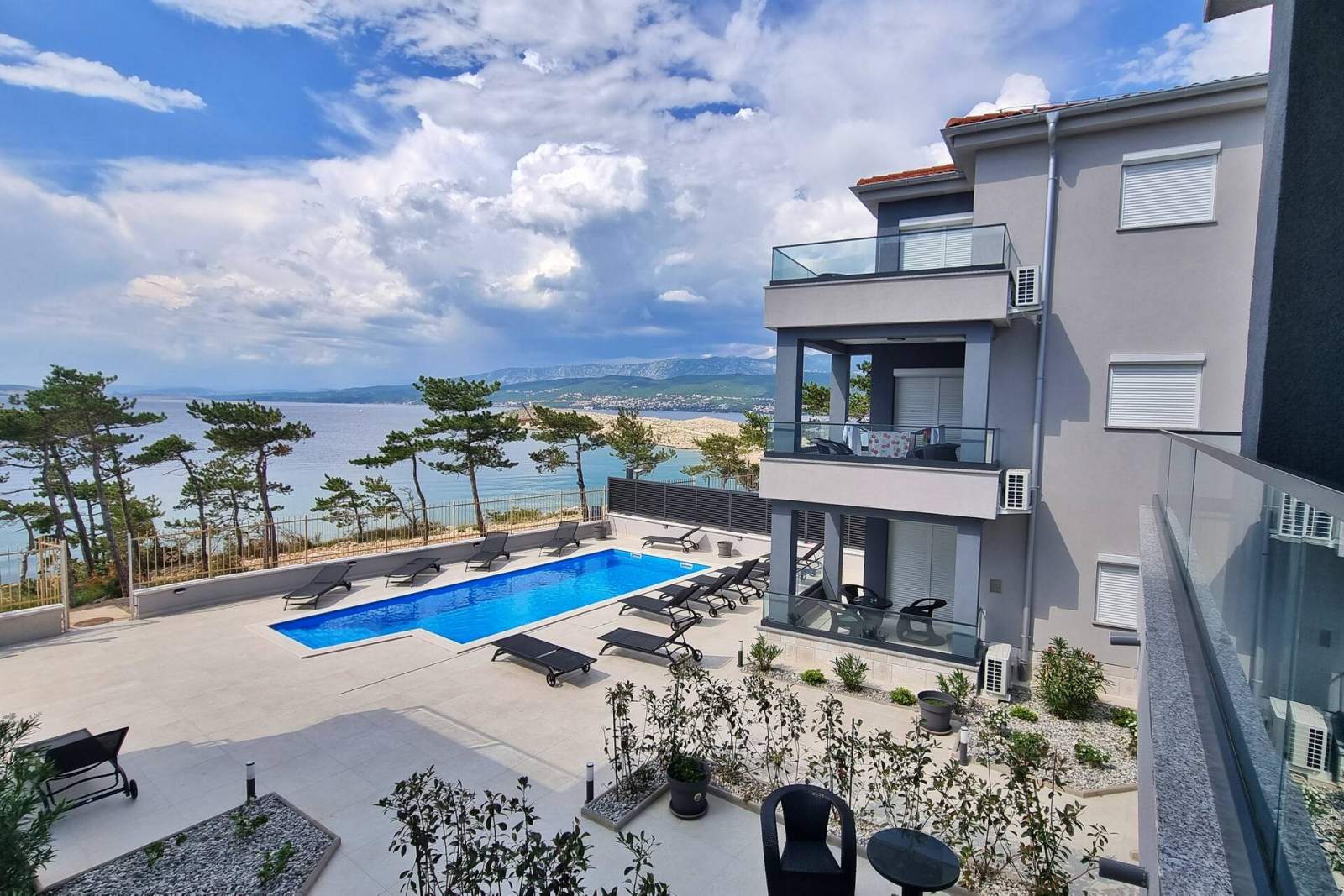 Apartment Punta Silo A7 – Pool und Meerblick