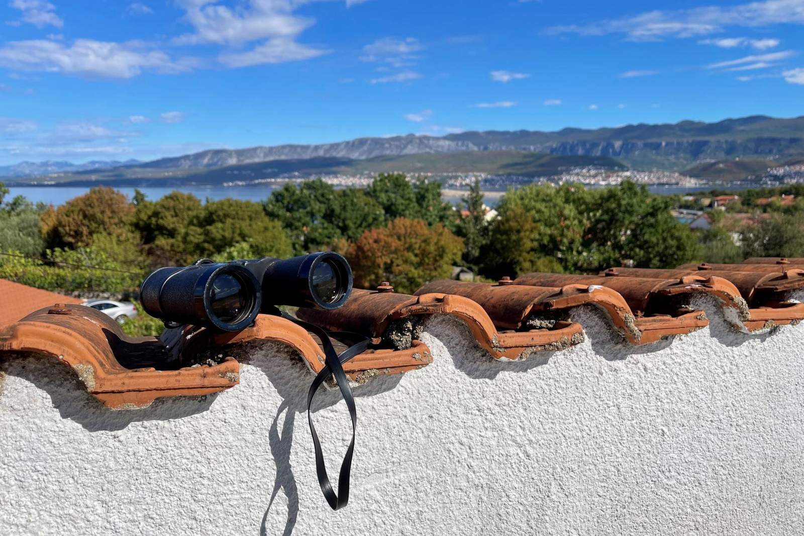 Apartment Srdoc – Terrasse und Meerblick