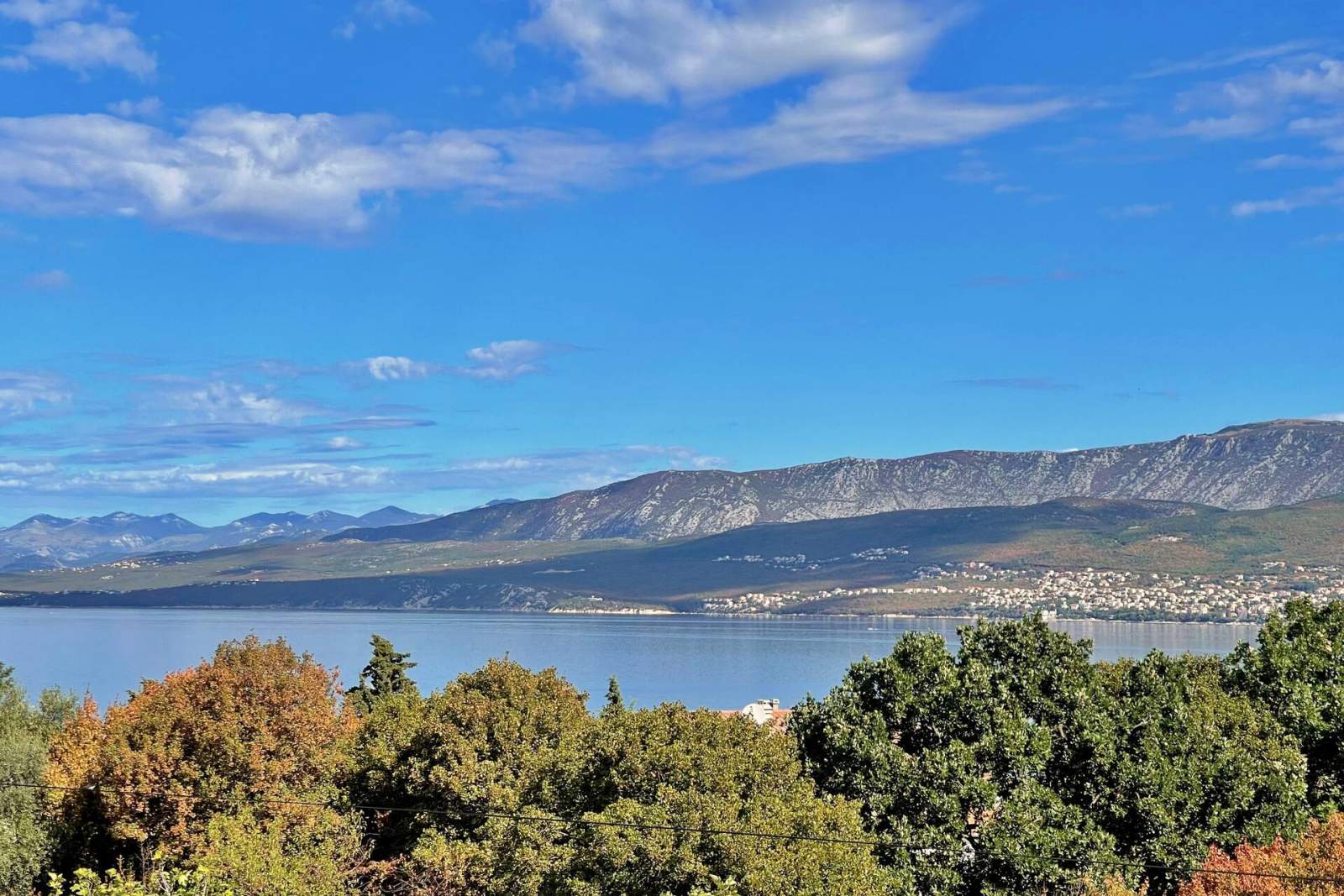 Apartment Srdoc – Terrasse und Meerblick