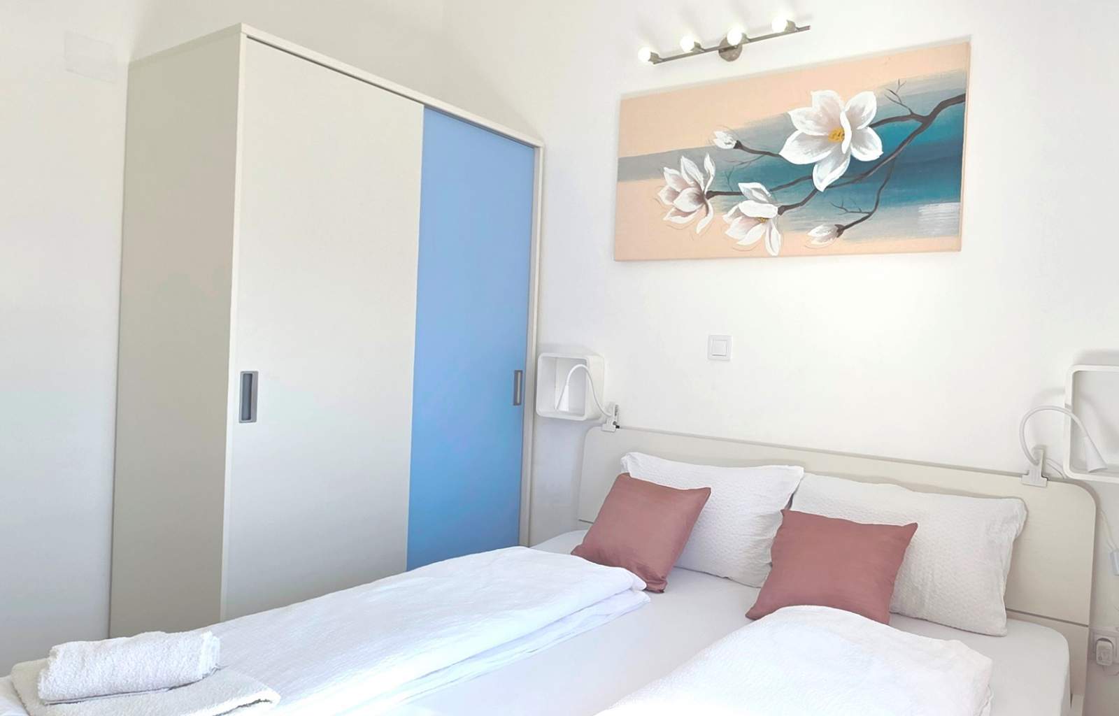 Apartment Cugalj – mit Balkon, im 2. Stock, 300 m vom Strand