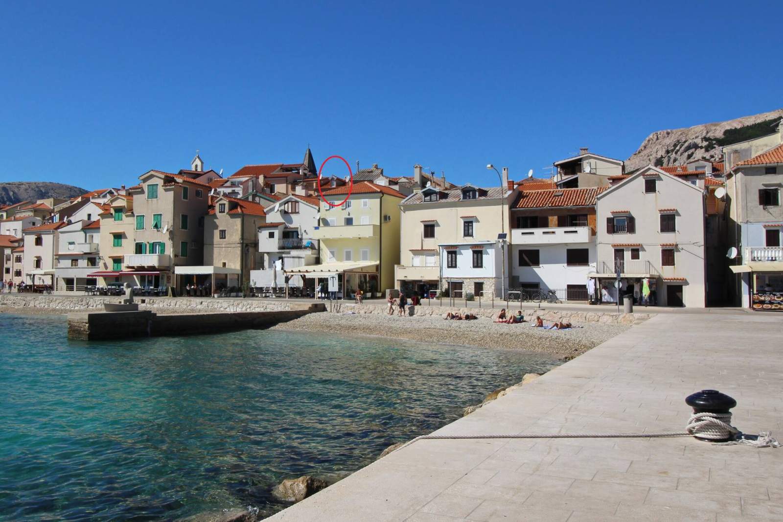 Apartment Fantov – im alten Teil von Baška, mit nahem Parkplatz