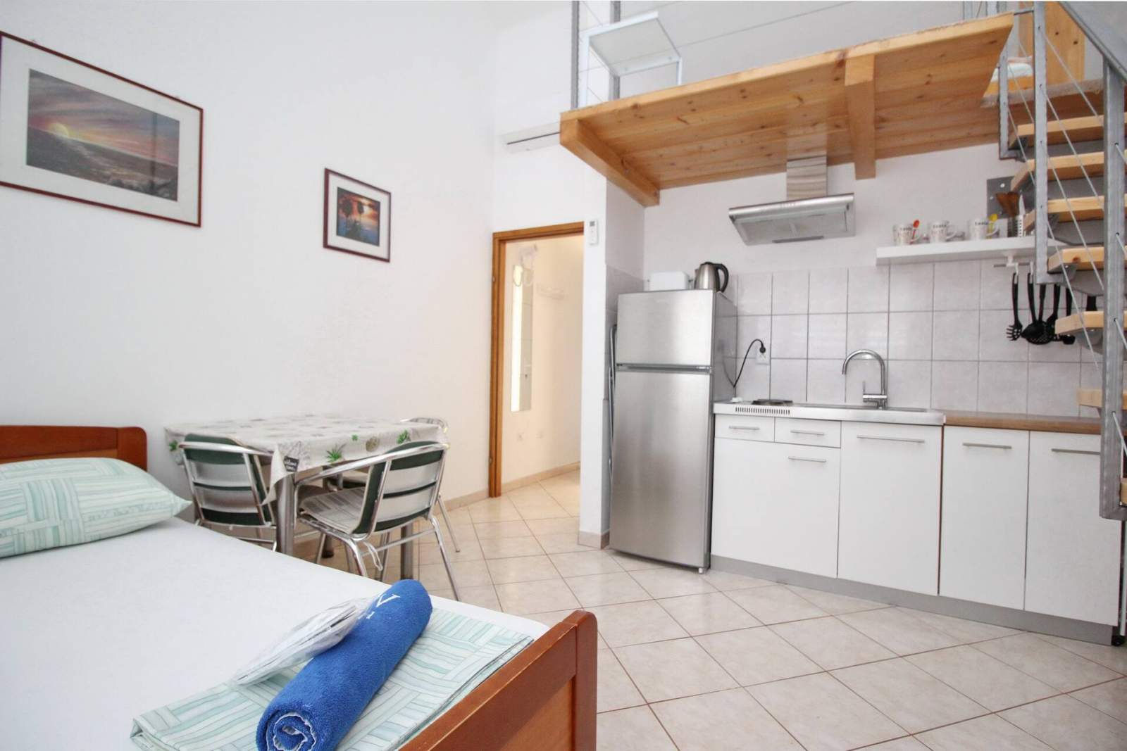 Studio-Apartment Judik – in Strandnähe, ohne Balkon