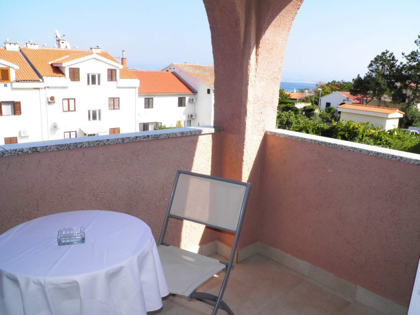 Standard-Apartment Klaric Prvić – 200 m vom Strand entfernt, mit Balkon