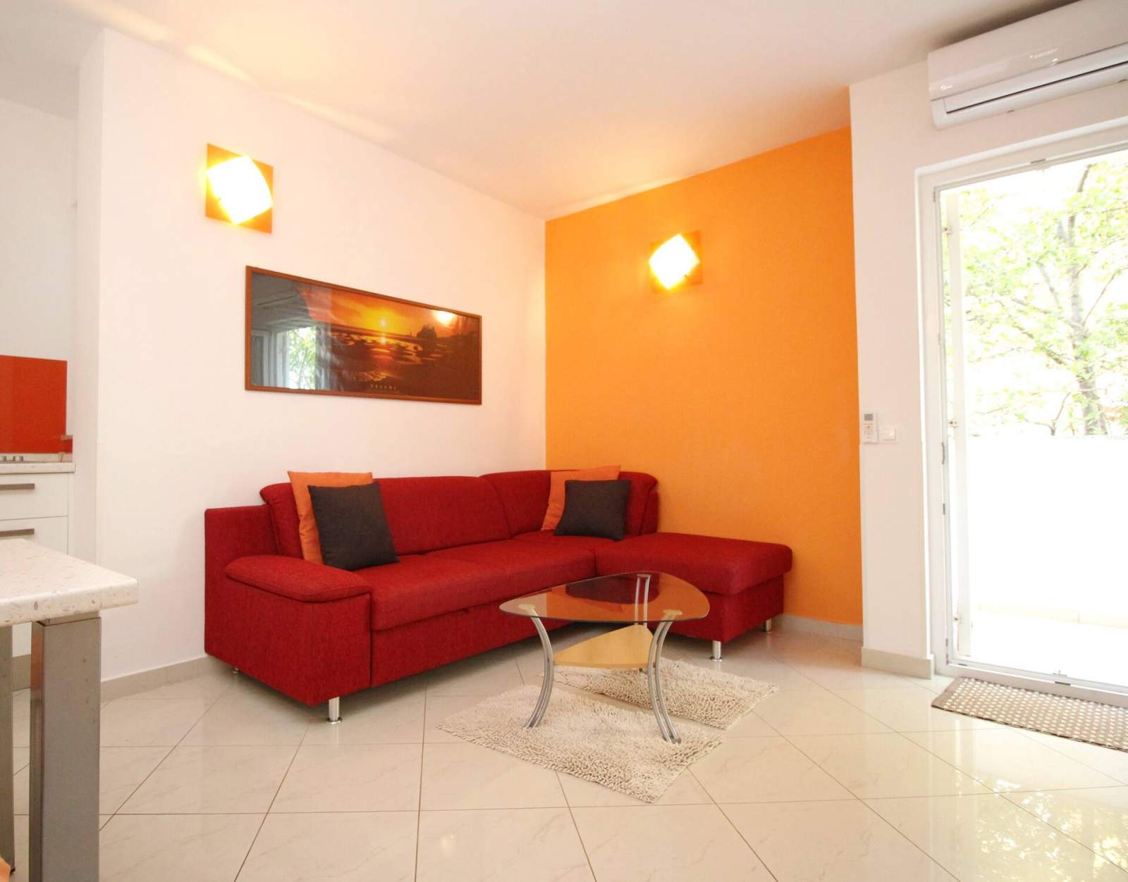 Apartment Krleza – mit großer, überdachter Terrasse